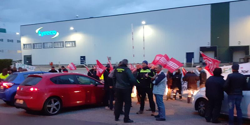 Lyreco rebaja el seguimiento de la huelga al 35% de la plantilla