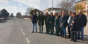 Martínez Chana inaugura las obras en la carretera CUV-8306 que une la N-310 en Sisante con la provincia de Albacete