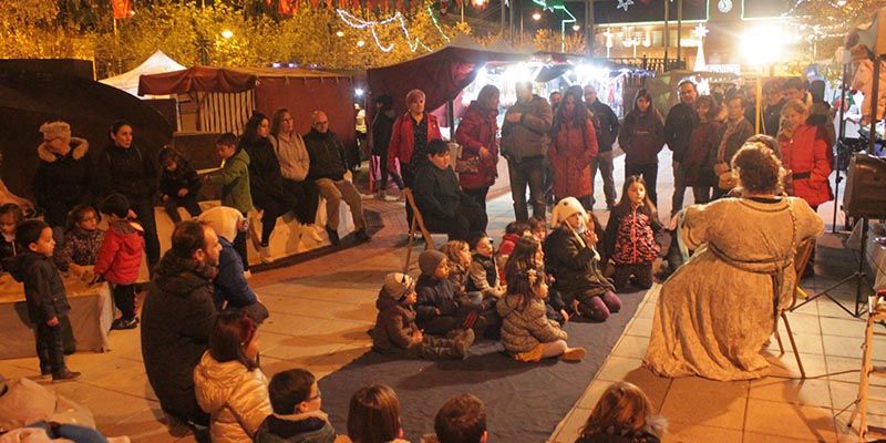 Mucha animación en la apertura del Mercado Navideño de Fantasía de Cabanillas