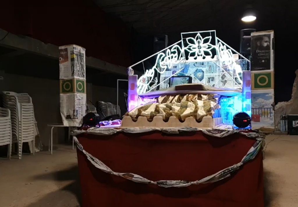 La reciclada carroza de los Reyes Magos de Alcocer creada con materiales procedentes de la basura de los hogares 3 La reciclada carroza de los Reyes Magos de Alcocer creada con materiales procedentes de la basura de los hogares