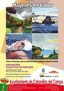 Del 10 al 25 de enero, exposición colectiva de mujeres pintoras en Cabanillas