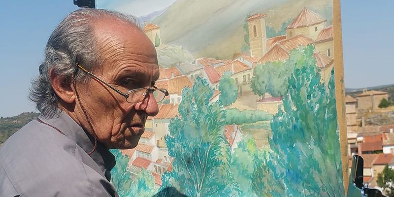 El próximo martes se inaugura en el Buero Vallejo la exposición de acuarelas de Benito Rufo Yebra, Rincones de Guadalajara