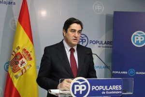 foto pp. josé ignacio echániz en un momento de la rueda de prensa | Liberal de Castilla