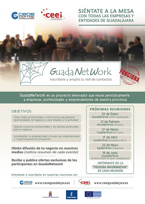 Guadanetwork prepara seis nuevos encuentros para el primer semestre de 2020