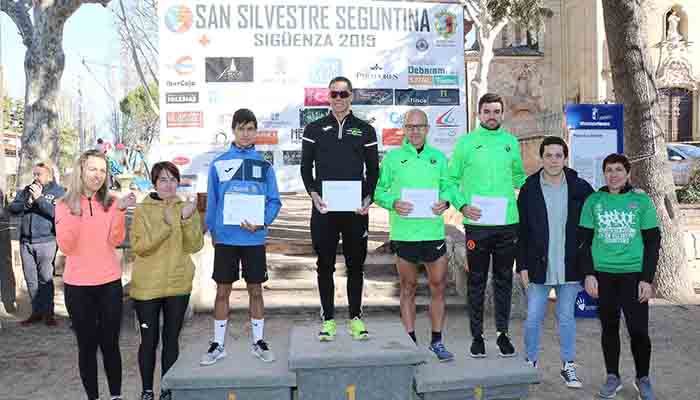 Javier Rosado y Diana Izquierdo se llevan la victoria en la IX San Silvestre Seguntina