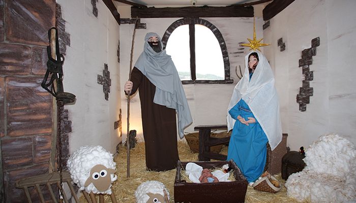 La 6ª planta de hospitalización logra el primer premio del concurso de belenes tradicionales de la Gerencia del Área Integrada de Cuenca