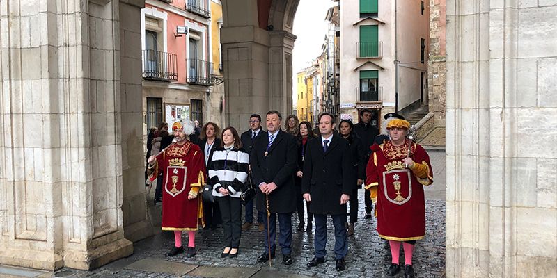 La Corporación municipal asiste a la misa en la Catedral en la festividad de San Julián, patrón de Cuenca