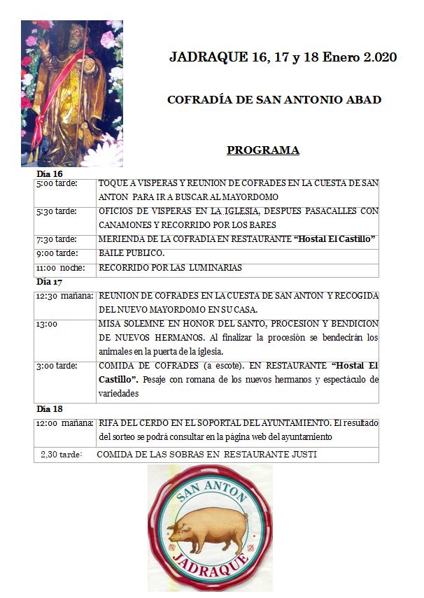 La Fiesta de San Antón de Jadraque bate récord de participación y estrena década, la octava, ininterrumpida