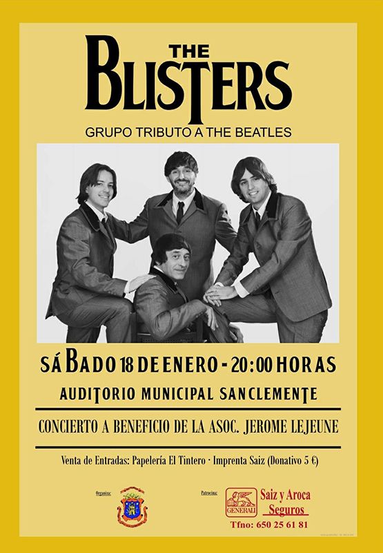 San Clemente organiza un concierto tributo a The Beatles a beneficio de la Asociación “Jérôme LeJeune”