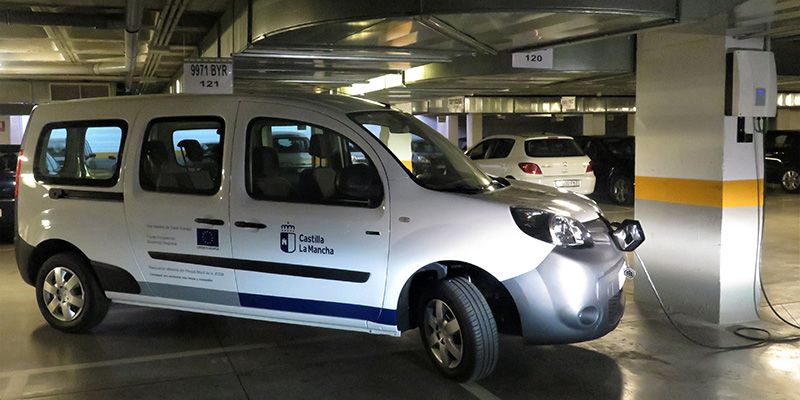 Adquirido el primer vehículo 100 por cien eléctrico del parque móvil de la Junta de Comunidades de Castilla-La Mancha