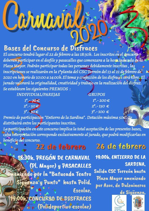 Sigüenza ya espera el Carnaval 2020