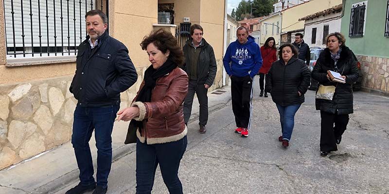 Dolz visita Tiradores Altos para determinar las actuaciones que se harán con cargo al POS