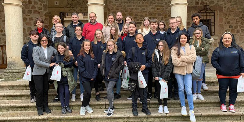 El Ayuntamiento de Sigüenza recibe a un grupo de estudiantes ingleses