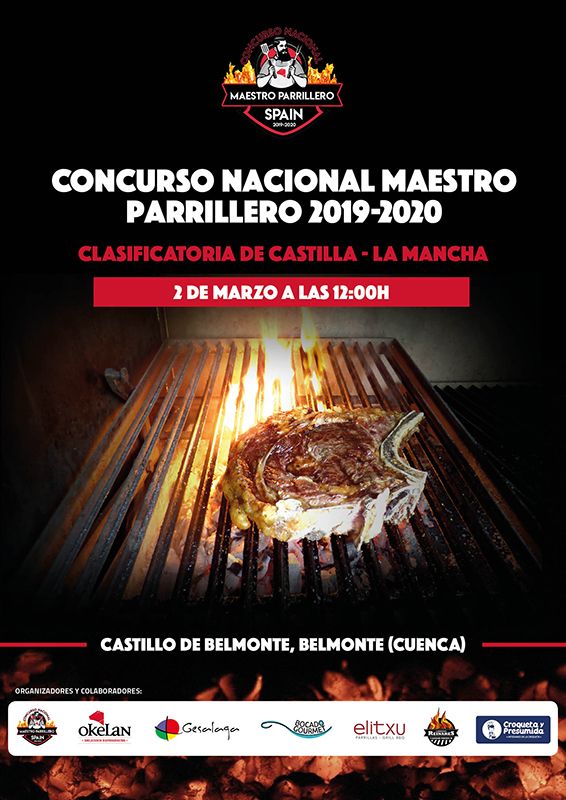 El castillo de Belmonte acogerá este lunes la clasificatoria de Castilla la Mancha del prestigioso Concurso Nacional Maestro Parrillero