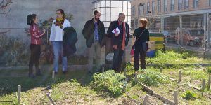 El delegado de Educación, Cultura y Deportes visita en instituto Aguas  Vivas para conocer los daños ocasionados por el fuego