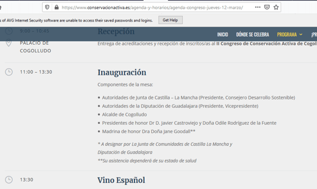 El IJG denuncia uso engañoso de la imagen de la Dra. Goodall para publicitar el II Congreso de Conservación Activa de Cogolludo