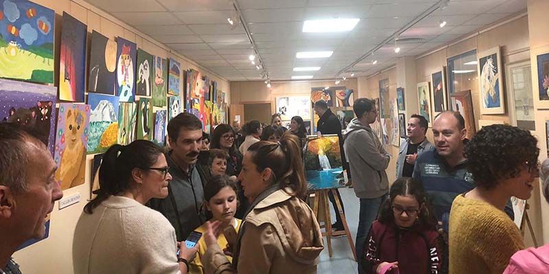 Hasta el 19 de febrero, exposición Obra por Artista de la Escuela de Arte de Cabanillas