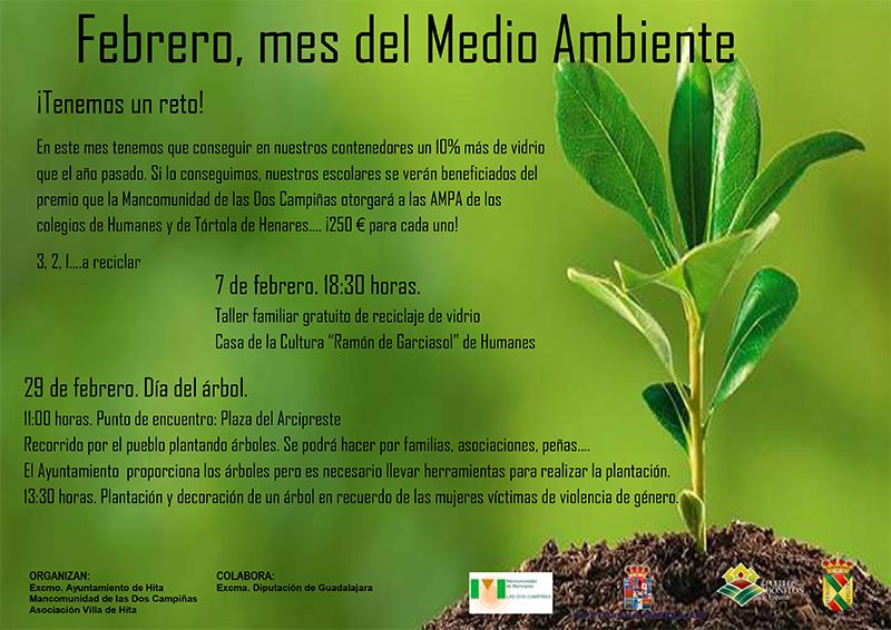 Hita une concienciación por el cuidado del medioambiente con la tolerancia cero hacia la violencia machista