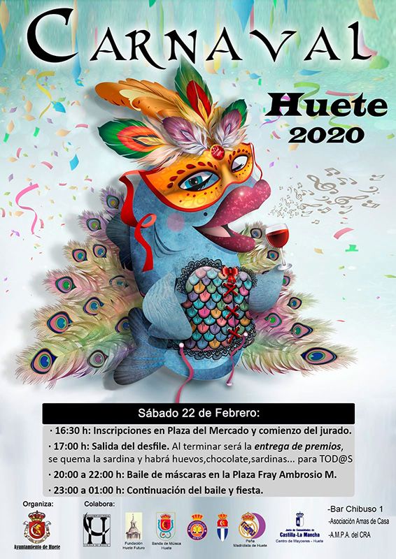 Huete celebrará el carnaval el próximo 22 de febrero 1 Huete celebrará el Carnaval el próximo 22 de febrero