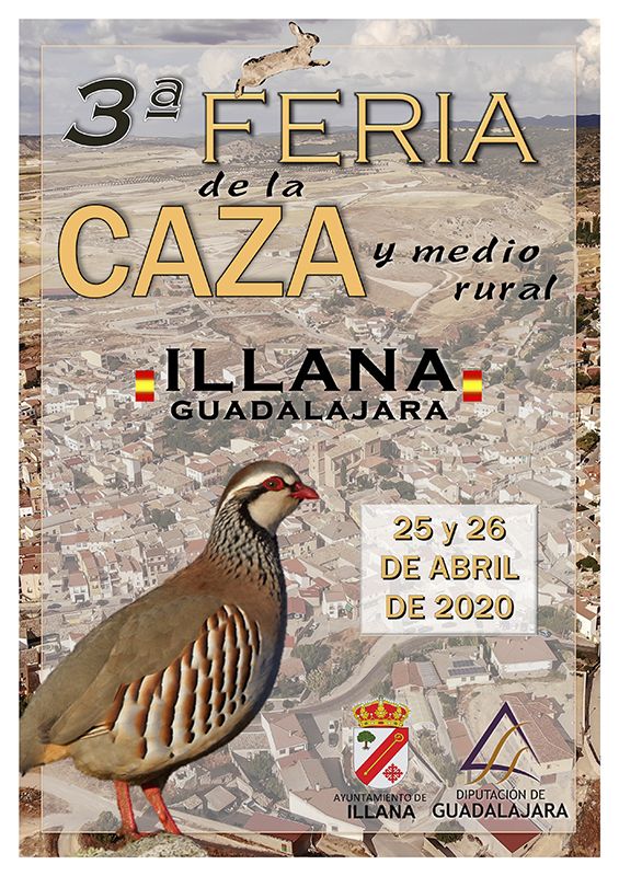 La 3ª Feria de la Caza y Medio Rural de Illana se celebrará el 25 y 26 de abril