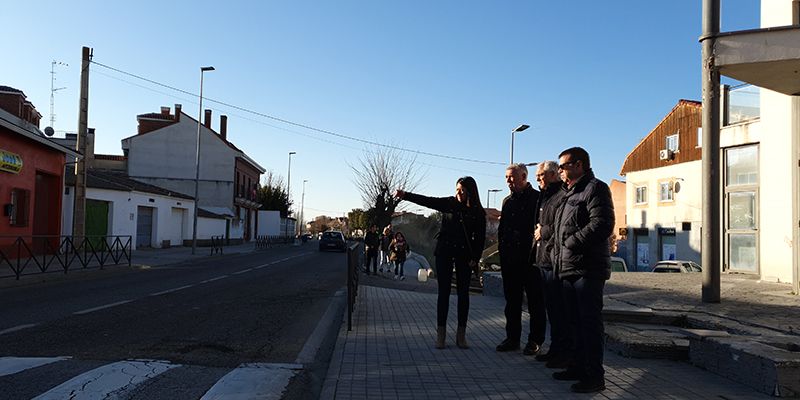La Diputación de Guadalajara arreglará la travesía que une Torrejón del Rey con la comunidad de Madrid (GU-141)