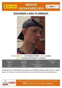 La Guardia Civil busca a un menor de 14 años desaparecido en Azuqueca
