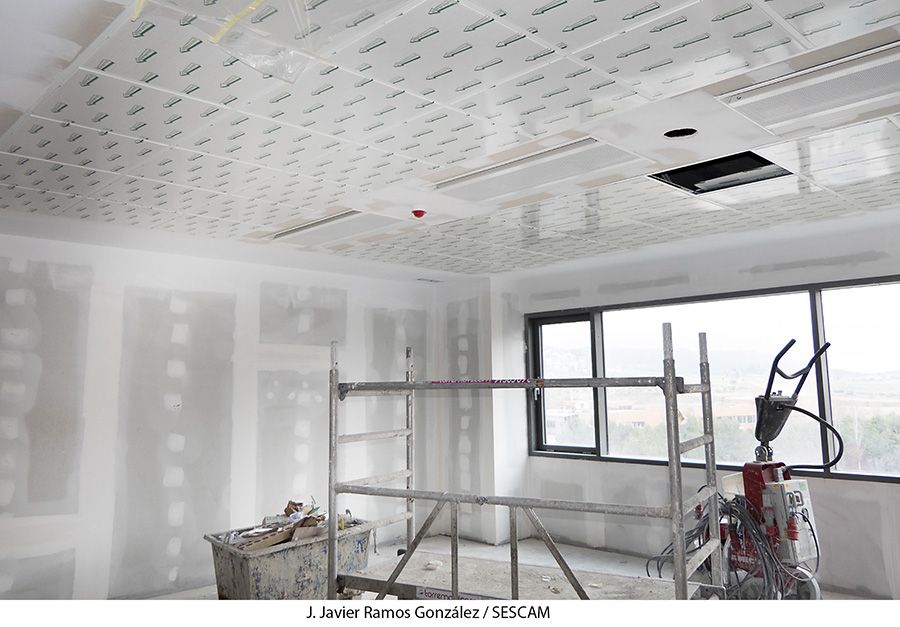 Las obras de ampliación del Hospital de Guadalajara siguen avanzando y se sitúan ya al 73,5 por ciento de su ejecución