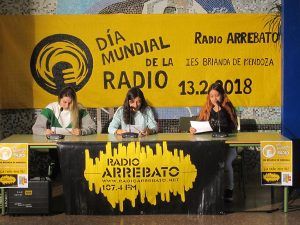 Medio centenar de alumnos del “Brianda” celebrarán el jueves 13 el Día Mundial de la Radio en directo en RADIO ARREBATO