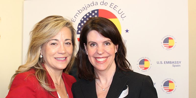 Merino, en un desayuno de trabajo de la Embajada de EEUU