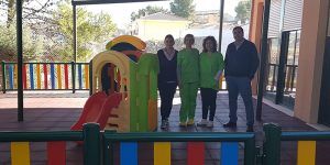 Nuevo patio de juegos en la Escuela Infantil de Huete