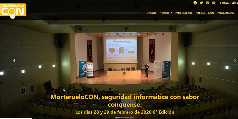 Todo listo para la 6ª edición de las jornadas MorterueloCon sobre ciberseguridad