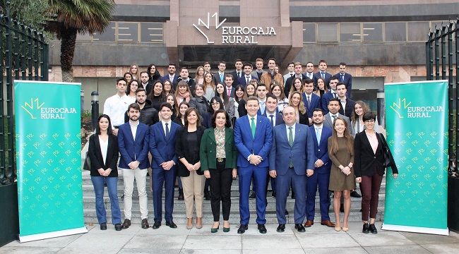 Un total de 65 alumnos universitarios comienzan sus prácticas en Eurocaja Rural