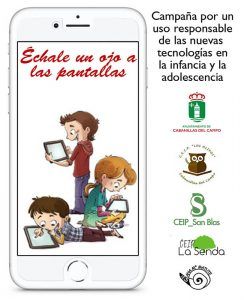 Ayuntamiento de Cabanilllas y centros educativos lanzan una campaña sobre uso responsable de dispositivos con pantalla entre adolescentes