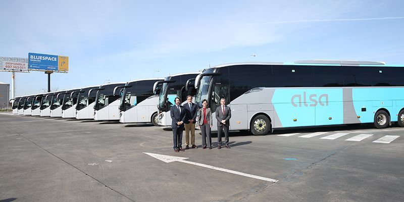 Completada la renovación de la nueva flota de autobuses de la concesión Mitma Madrid-Guadalajara