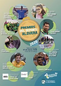 El ciclista Perico Delgado y el protagonista de Campeones Roberto Chinchilla, reconocidos en los Premios del Deporte de Alovera
