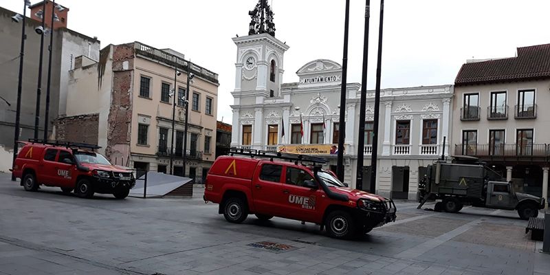 El Ministerio de Defensa despliega una sección de la UME en Guadalajara capital para apoyar a la Policía Nacional en la labor de garantizar la seguridad