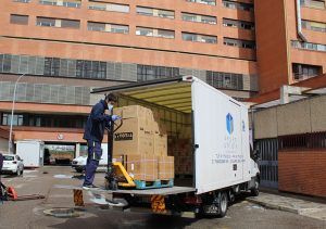 Guadalajara recibe una nueva entrega de material de protección que se distribuirá entre el hospital, centros de salud y sector sociosanitario
