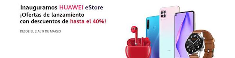 Huawei abre su tienda online con descuentos de hasta el 40%