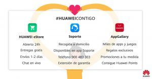 Huawei acompaña a sus clientes en estos momentos con acciones englobadas en su concepto #HuaweiContigo