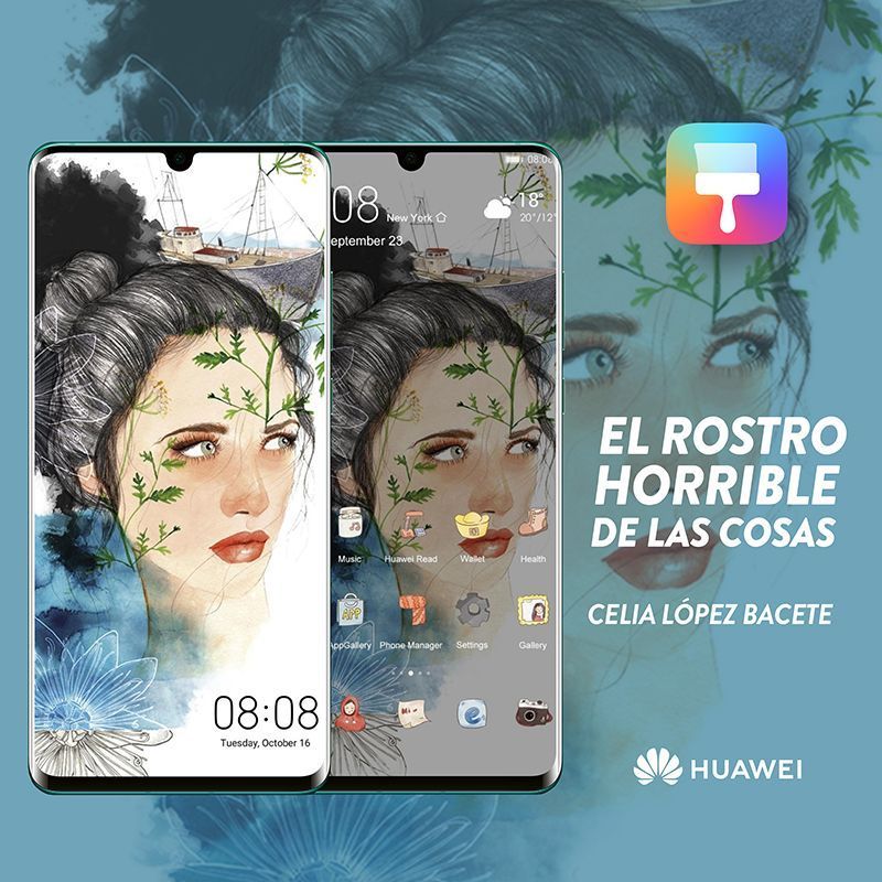 Huawei lleva la obra de 9 mujeres artistas a todo el mundo a través de sus dispositivos móviles