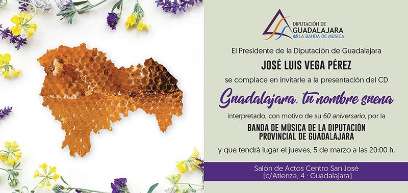 La Banda de Música de la Diputación de Guadalajara presenta el próximo jueves 5 su nuevo CD