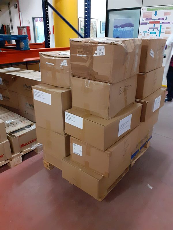 La Junta ha distribuido hoy más de 12.700 artículos de protección para centros sanitarios y sociosanitarios del área de Salud de Cuenca