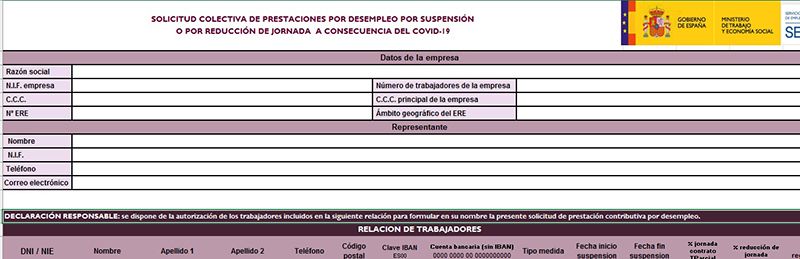 La patronal conquense indica el modo de presentar la prestación en nombre de los trabajadores