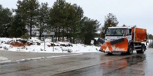 Las quitanieves de la Diputación de Guadalajara han limpiado unos 600 km de carreteras