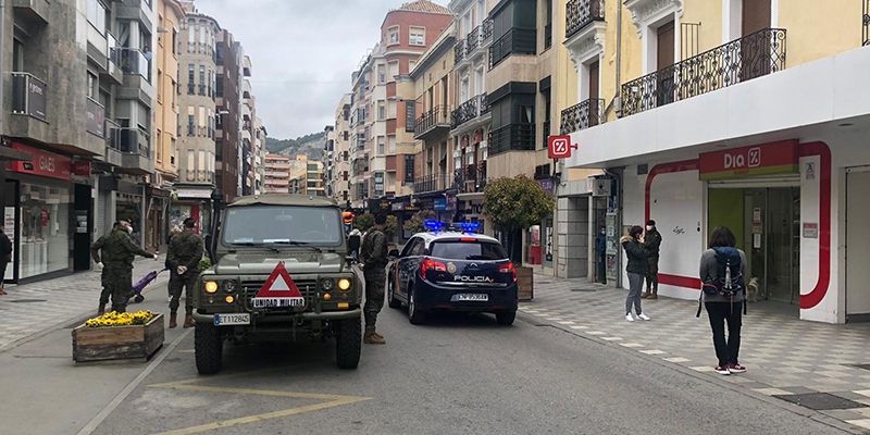 Llegan a Cuenca 40 efectivos de la Brigada Paracaidista de Artillería de Madrid para ayudar en las tareas de control de tránsito de personas