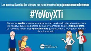 Nuevas Generaciones presenta la campaña de adscripción de voluntarios ante el COVID-19 “YoVoyXti”