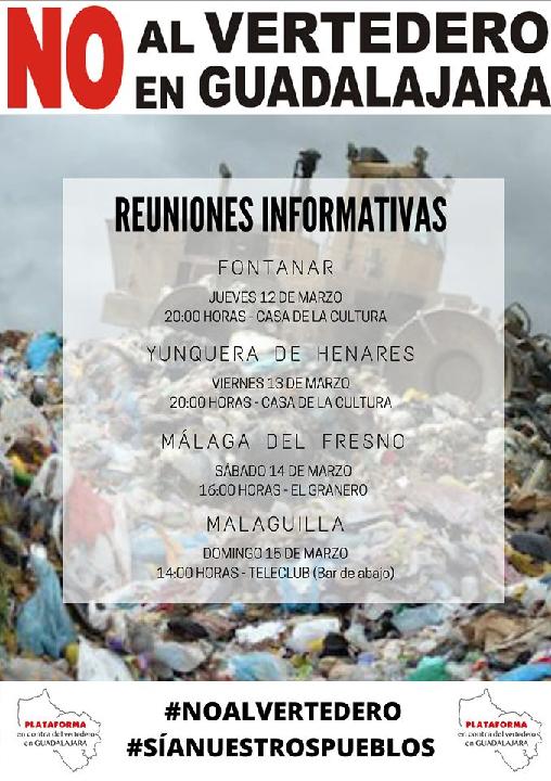 PSOE, PP y Unidas por Fontanar rechazan la construcción del vertedero 3 PSOE, PP y Unidas por Fontanar rechazan la construcción del vertedero