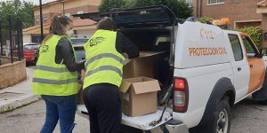 Alovera comienza la distribución de cinco mascarillas a todos los vecinos durante dos días