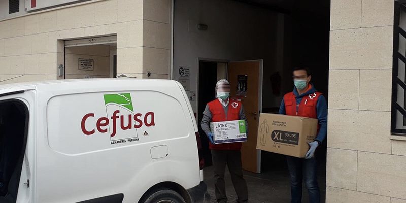 Cefusa dona equipos de protección sanitaria a las zonas rurales para luchar contra el Covid-19