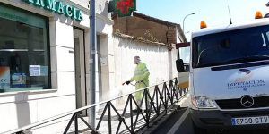 Cinco brigadas de la Diputación de Guadalajara se suman a los equipos de desinfección en pueblos de la provincia